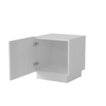 Bedside Tables Liverti Wooden White 2 Pieces 45x42x47cm