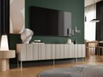 TV Stand Isla Cashmere M40xP60xH200cm - Image 3