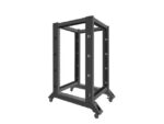 LANBERG OPEN RACK 18U 600X800 BLACK - Image 2