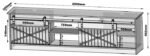 RTV GRANERO cabinet 200x56.7x35 white/gloss white
