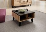 Cama LOTTA 60 coffee table wotan oak/mat black - Image 2