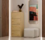 ALMA CHEST OF DRAWERS  ANTHRACITE/ARTISAN OAK - Image 5
