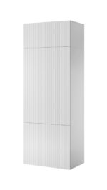 Bedside Table Pafos Wooden White 90x55.5x45cm - Image 4