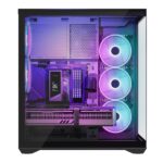 Modecom Volcano SPACE XL Gaming Full Tower Computer Case with Side Window and ARGB Lighting Black - Image 11