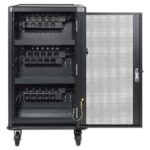 Manhattan Laptop Charging Cart/Trolley via AC Adapter (EU) 30-bay  Install device's AC Adapter (power cables) into unit  Suitable for ALL laptops (to 16 )  iPads  MacBooks  Chromebooks  other portable devices  Bays 380x30x280mm  Cabinet  Lockable - Image 7
