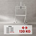 Maclean Energy MC-114 W TV Mount Floor up to 100" and 10kg White - Image 10