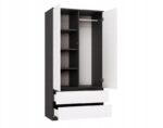 MALWA SS-90 wardrobe  anthracite/white