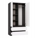 MALWA SS-90 wardrobe  anthracite/white