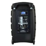 V-tone Karaoke Speaker with Wireless Microphones BQ12 GO MP3 Black - Image 4