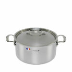 De Buyer Affinity Saucepot Stainless Steel with lid 28 cm