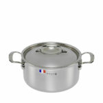 De Buyer Affinity Saucepot Stainless Steel with lid 24 cm