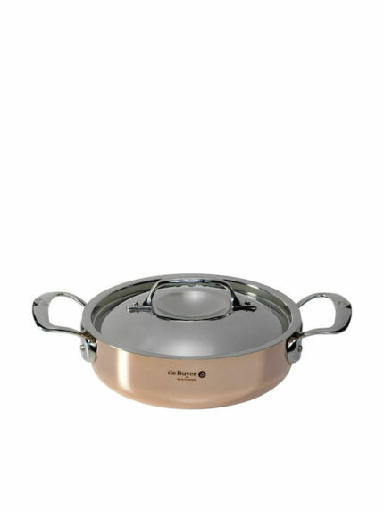 De Buyer Prima Matera Saucepot copper/steel low 20cm induction