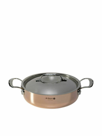 De Buyer Prima Matera Saucepot copper/steel low 24cm induction
