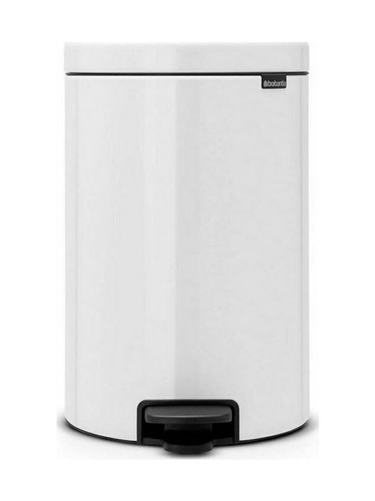 fixedratio_20210319133659_brabantia_metallikos_kados_aporrimmaton_new_icon_leykos_me_pental_1118_46_20lt_38x29x46_7cm.jpeg Brabantia Pedal Bin Newicon 20,0 L white - Image 1