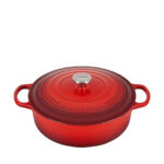Le Creuset Signature Roaster round 24cm meringue (21177247164430)
