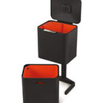 Joseph Joseph Totem Max 60L Black Waste & Recycling Bin