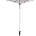 Outdoor Clothes Drying Rack Vileda Sun Lift Compact 168250 Black  White Aluminium 40 m