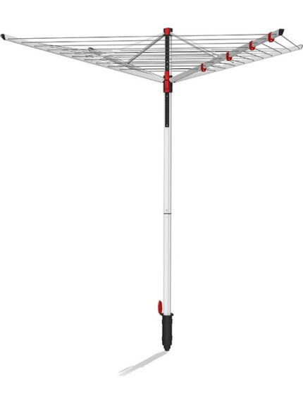 Outdoor Clothes Drying Rack Vileda Sun Lift Compact 168250 Black  White Aluminium 40 m