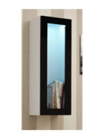 Cama Cabinet VIGO  90  glass 90/35/32 white/black gloss