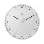 Braun BC 17 W-DCF radio wall clock white
