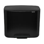 Brabantia Bo Pedal Bin black, 3 x 11 L