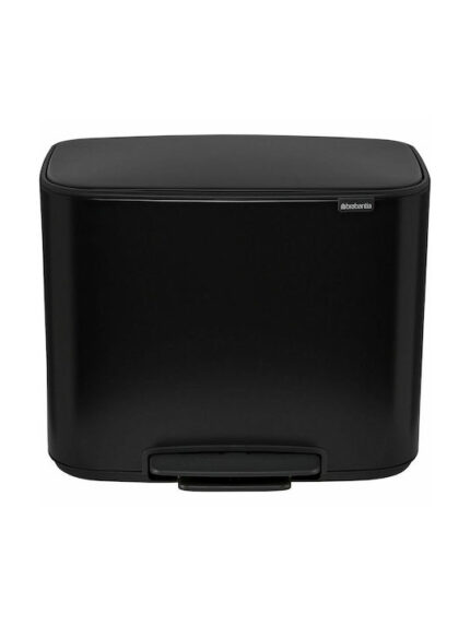 Brabantia Bo Pedal Bin black, 3 x 11 L