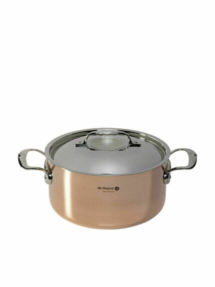 De Buyer Prima Matera Saucepot copper/steel 24 cm induction