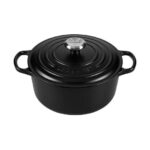 Le Creuset Signature Roaster round 24cm black Schwarz (21177240000430)