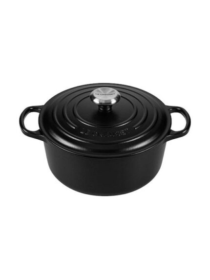 Le Creuset Signature Roaster round 24cm black Schwarz (21177240000430)