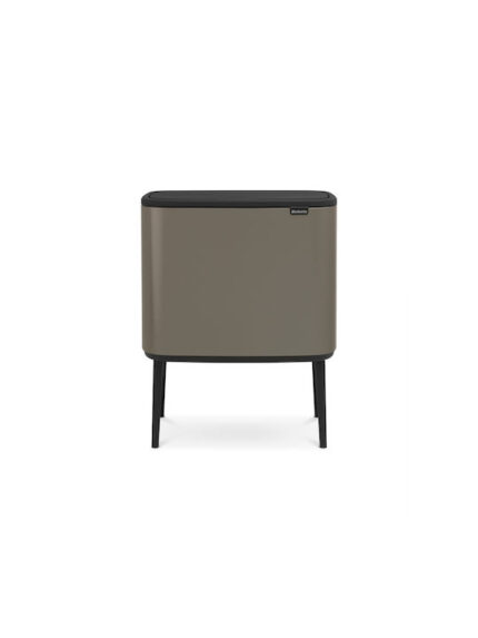 Brabantia Waste Bin Bo Touch Bin Platinum, 3 x 11 L