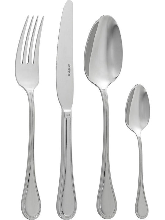 fixedratio_20230308163317_sambonet_rock_set_machairopirouna_asimi_anoxeidota_24tmch_52563_81.jpeg Sambonet Royal Inox Tableware 24pcs Cutlery Set - Image 1