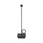 Broggi Lampada Bugia grey rechargeable