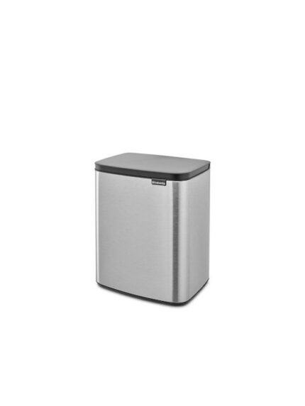 Brabantia BO Trash Bin 12 Liter Matte Steel Fingerprint Proof