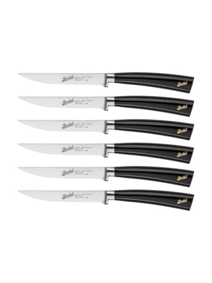 Berkel Elegance Glossy Black Steak Set 6-pcs.