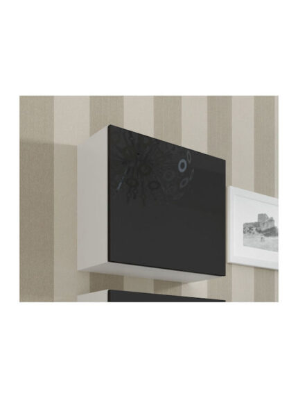 Cama Square cabinet VIGO 50/50/30 white/black gloss