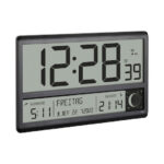TFA 60.4524.01 black Digital XL Wall Clock