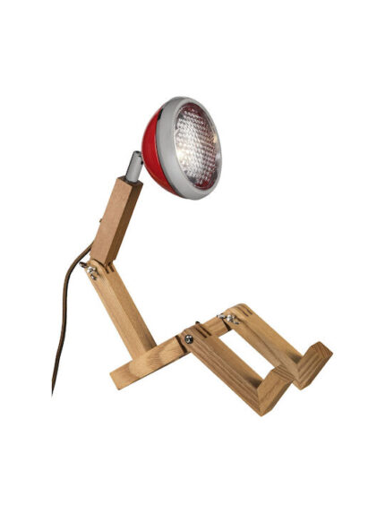 Piffany Mr. Wattson - Mini Table Lamp  Flash red