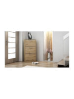 Topeshop PAULA ARTISAN shoe organizer Closed Oak