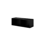 Cama open storage cabinet ROCO RO2 112/37/37 black