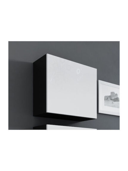 Cama Square cabinet VIGO 50/50/30 black/white gloss