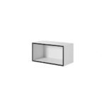 Cama open storage cabinet ROCO RO4 75/37/37 white/black