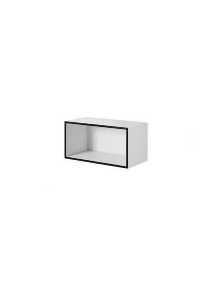 Cama open storage cabinet ROCO RO4 75/37/37 white/black