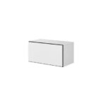 Cama full storage cabinet ROCO RO3 75/37/39 white/black/white