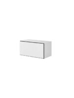 Cama full storage cabinet ROCO RO3 75/37/39 white/black/white