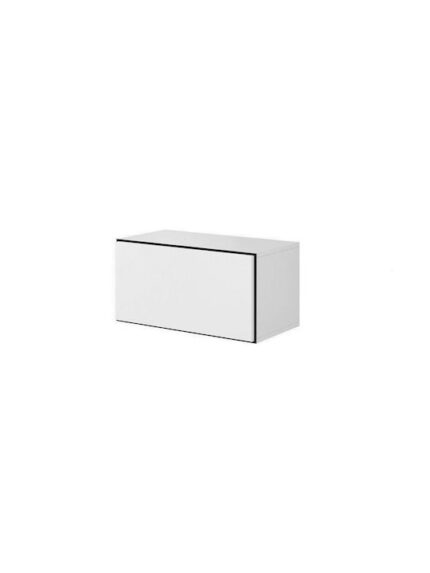 Cama full storage cabinet ROCO RO3 75/37/39 white/black/white