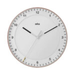 Braun BC 17 PW DCF Radio wall clock pink/white