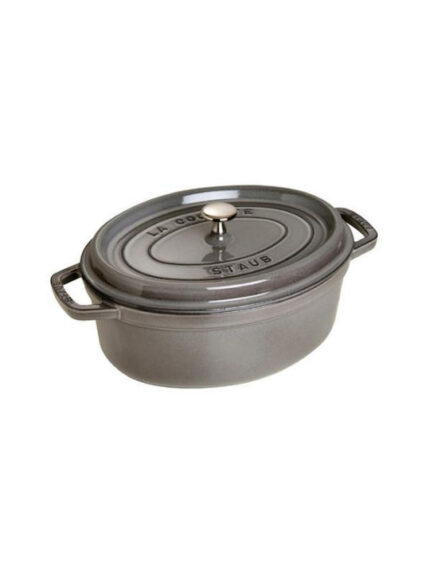 Staub Roaster La Cocotte 27cm oval grey 40500-276-0 405002760 (40500-276-0)