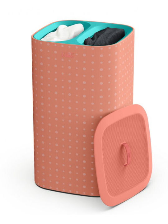 fixedratio_20240510150057_joseph_joseph_50026_kalathi_aplyton_plastiko_71by39_5x39_5cm.jpeg Joseph Joseph Tota Pop 60L Coral Laundry Separation Basket - Image 1