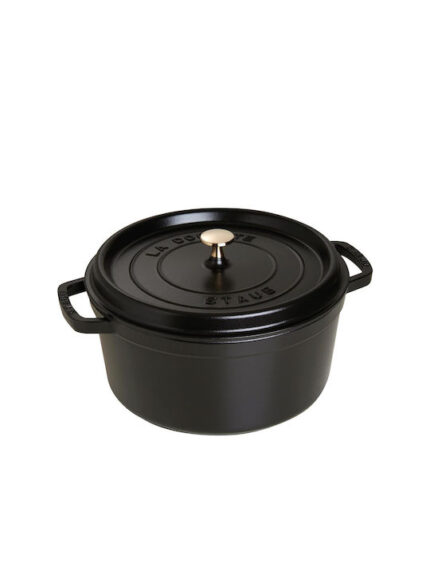 Staub Roaster 18cm round black Schwarz 40509-485-0 405094850 (40509-485-0)