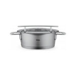 Fissler Phi Collection Casserole with Glass Lid 24 cm, 3.9 L